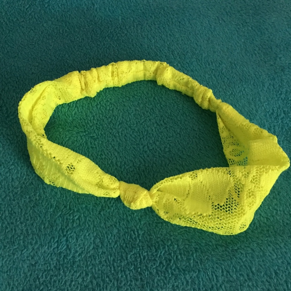Neon Yellow Headband